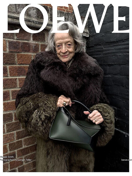 Мэгги Смит в&nbsp;объективе немецкого фотографа Юргена Теллера для&nbsp;бренда Loewe, 2023&nbsp;год