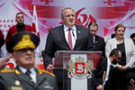 Президент Грузии Георгий Маргвелашвили во время празднования Дня независимости