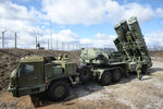 Зенитный ракетный комплекс «Триумф» С-400 во время несения боевого дежурства зенитными ракетными дивизионами Минобороны в Московской области