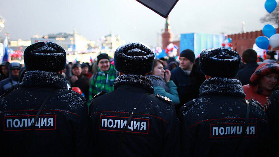 Полиция на&nbsp;митинге-концерте &laquo;Мы вместе!&raquo; в&nbsp;центре Москвы