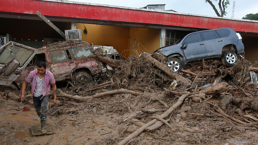 Последствия наводнения в&nbsp;Мокоа, 2&nbsp;апреля 2017&nbsp;года