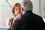 Канцлер ФРГ Ангела Меркель и Жан-Клод Юнкер на встрече в Берлине, 2016 год