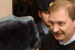 Николай Глушков в коридоре Савеловского суда Москвы, 2004 год