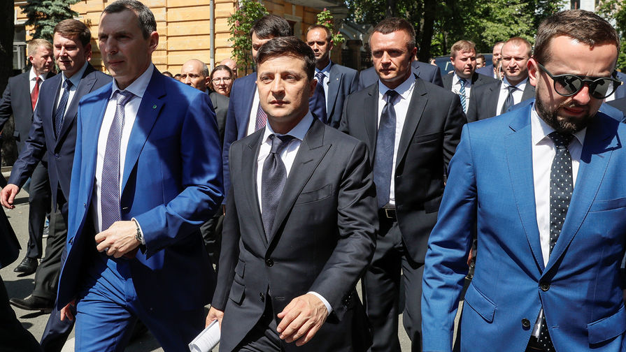 Президент Украины Владимир Зеленский после церемонии инаугурации в&nbsp;Киеве, 20 мая 2019 года