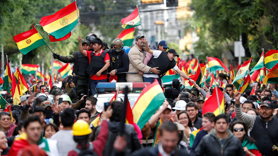 Протесты против Эво Моралеса, 10 ноября 2019 года 