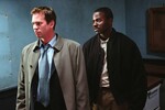 Актеры Вэл Килмер и Дерек Люк в фильме «Спартанец», 2004 год