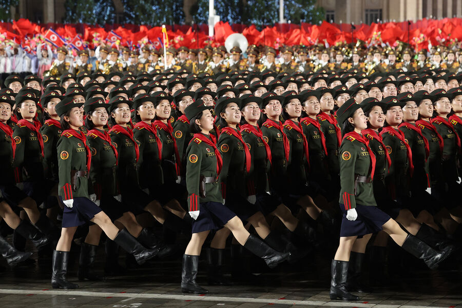 Военный парад в&nbsp;честь 80-летия создания Трудовой партии Кореи, Пхеньян, КНДР, 10&nbsp;октября 2025&nbsp;года