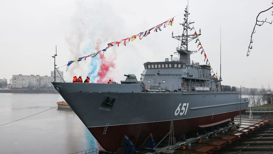 Новейший противоминный корабль ТОФ прошел первый этап заводских испытаний