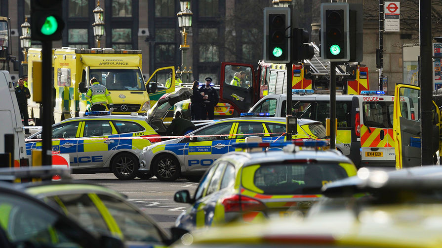 Ситуация на&nbsp;месте теракта в&nbsp;центре Лондона