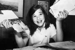 Американская школьница Саманта Смит с письмами в свой адрес, июль 1984 года