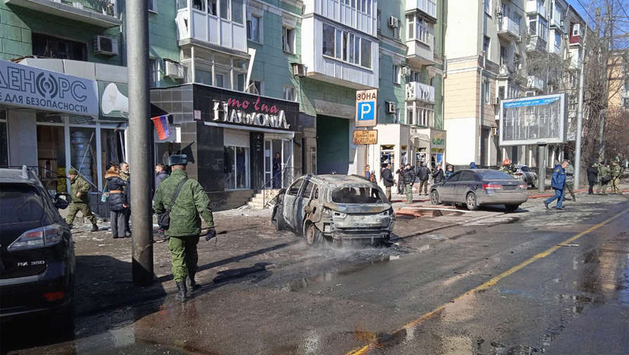 Минобороны: при подрыве кассетной боевой части в Донецке погибло 20 мирных жителей
