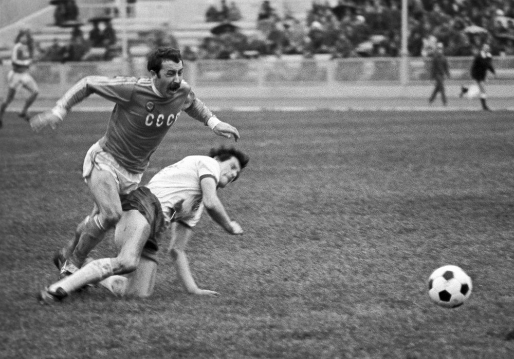 23 мая 1980 года. Москва. Финальный матч чемпионата Европы между молодежными сборными СССР и ГДР (1:0)