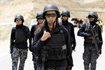 Члены иорданской полиции в учебном центре в Аммане