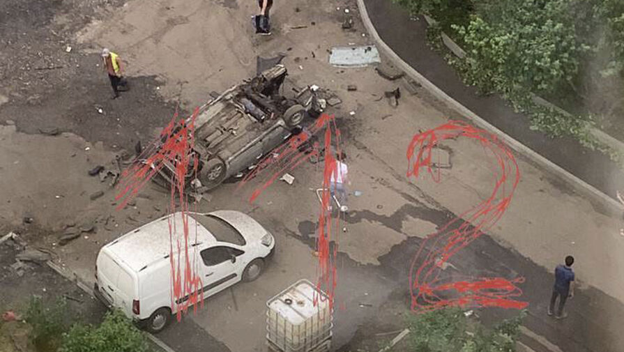 Очевидец рассказал о последствиях взрыва легкового автомобиля в Москве 