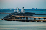 Вид на Крымский мост, 17 июля 2023 года 
