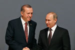 Президент Турции Реджеп Эрдоган и президент РФ Владимир Путин
