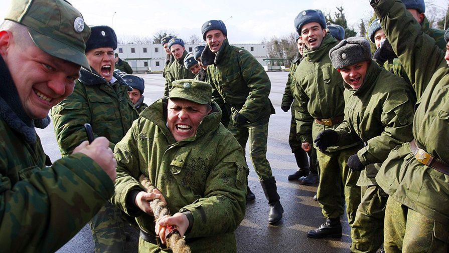 Военнослужащие 7-й военной базы Минобороны РФ в Абхазии