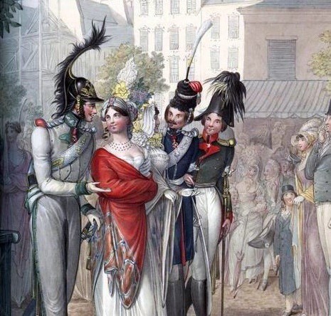 Русские офицеры в Париже в 1814 году