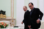 Трехсторонняя встреча глав России, Германии и Франции