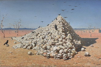 Василий Верещагин. Апофеоз войны. 1871. Холст, Масло. 127х197 см