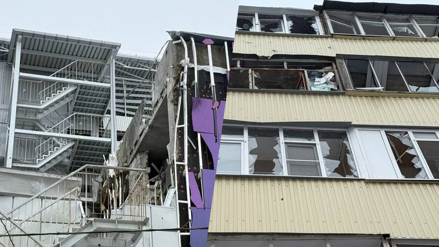 Появились фото последствий ракетного удара ВСУ по Белгороду