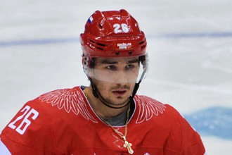 Вячеслав Войнов в форме сборной России во время Олимпийских игр в Сочи