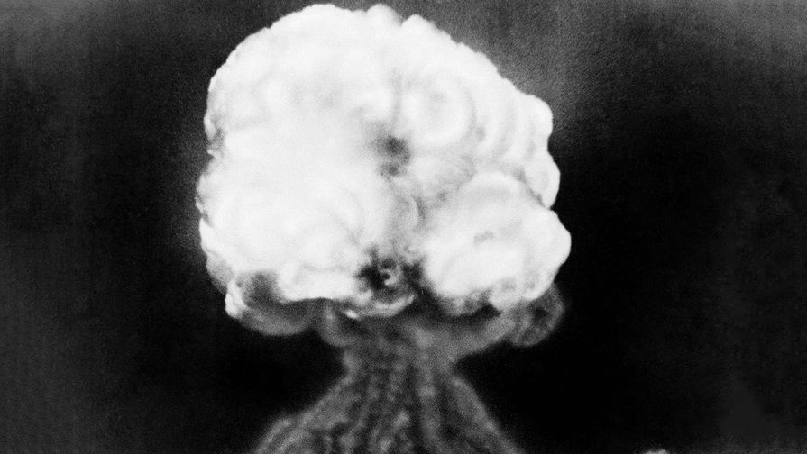 Первый тест ядерной бомбы, США, 1945 год