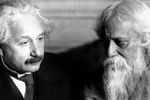 Физик Альберт Эйнштейн и индийский философ Рабиндранат Тагор, 1930 год
