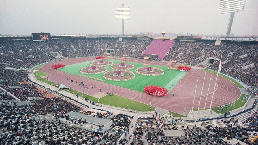 Торжественная церемония закрытия летних Олимпийских игр в&nbsp;Москве, 3 августа 1980 года