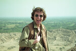 Актер Леонид Ярмольник в долине пирамид в Тукуме, провинции Ламбайеке региона Ламбайеке в Перу, 1997 год