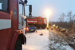 Последствия ДТП на трассе Симферополь – Джанкой в Крыму, 26 января 2017 года