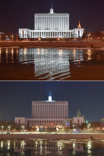 Здание правительства Российской Федерации на&nbsp;Краснопресненской набережной