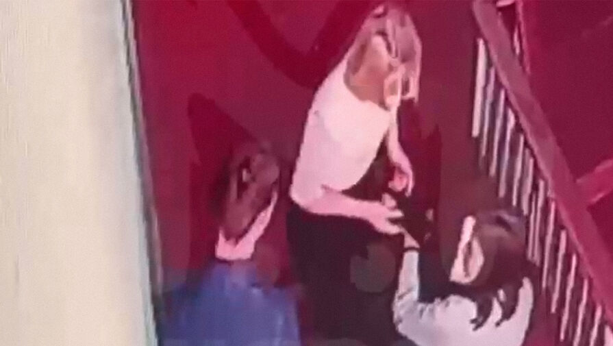 Избиение внука депутата девочкой-подростком в школе попало на видео