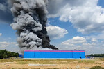 Пожар на складе компании Ozon в районе Новорижского шоссе в селе Петровское в городском округе Истра, 3 августа 2022 года