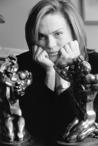 Российская журналистка, член Академии Российского телевидения Светлана Иннокентьевна Сорокина, 2000 год