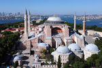 Вид на Собор Святой Софии в Стамбуле, 2020 год