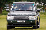 Королева Елизавета II за рулем автомобиля Range Rover, 2021 год