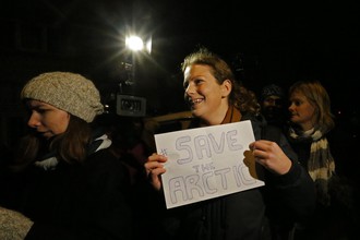 Активистка Greenpeace Ана Паула после освобождения