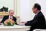 Трехсторонняя встреча глав России, Германии и Франции