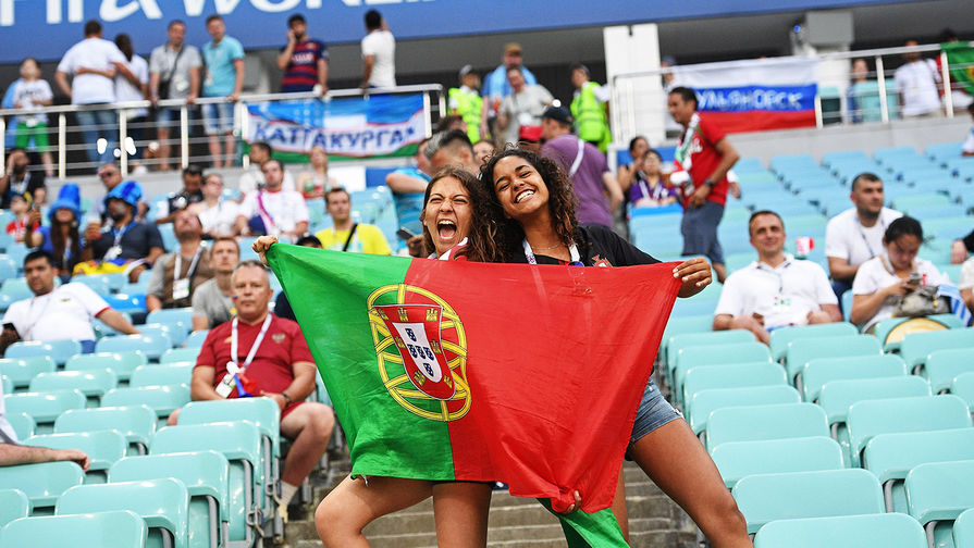 Во время матча 1/8 финала чемпионата мира по&nbsp;футболу между&nbsp;сборными Уругвая и Португалии, 30 июня 2018 года