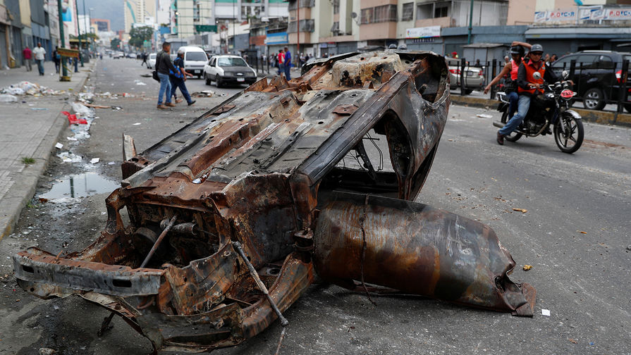 Последствия беспорядков в Каракасе, Венесуэла, 24 января 2019 год