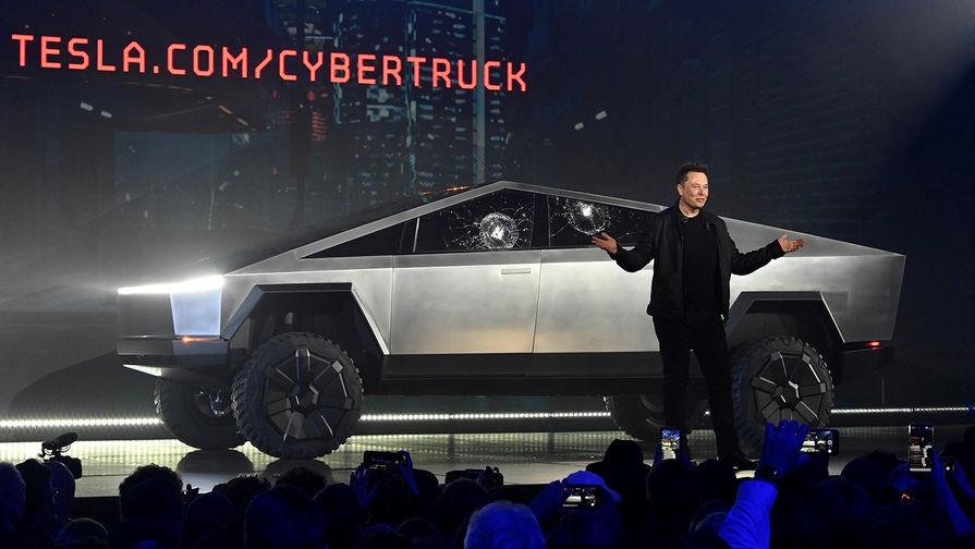 Презентация Tesla Cybertruck в Хоторне, Калифорния, 21 ноября 2019 года