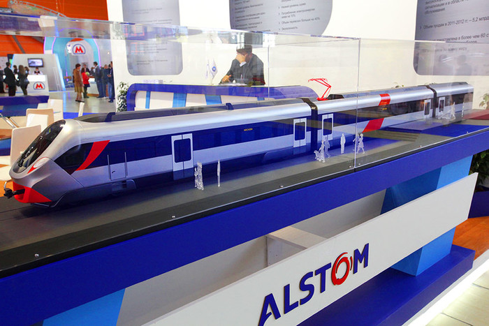 Модель скоростного поезда от компании Alstom