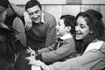 1989 год. Тамара Гвердцители у себя дома с мужем Георгием Кахабришвили и сыном Сандро