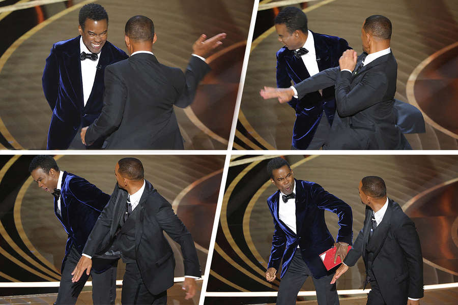 Актер Уилл Смит ударил комика Криса Рока во время церемонии вручения премии «Оскар», 27&nbsp;марта 2022&nbsp;года