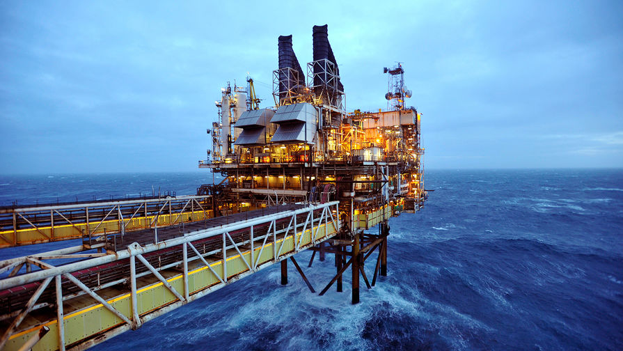 Секция нефтедобывающей платформы BP в Северном море, 24 февраля 2014 года