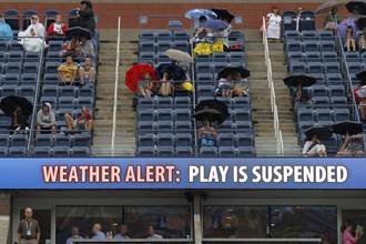 Дождь в Нью-Йорке изрядно сократил вторничную программу US Open