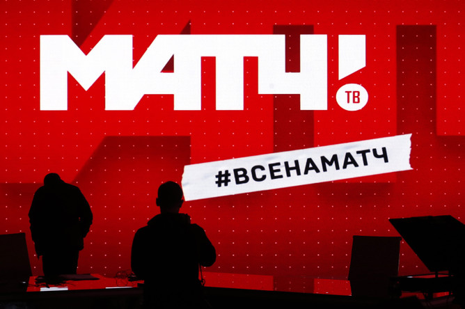 На съемках передачи на телеканале «Матч ТВ» в телецентре «Останкино»