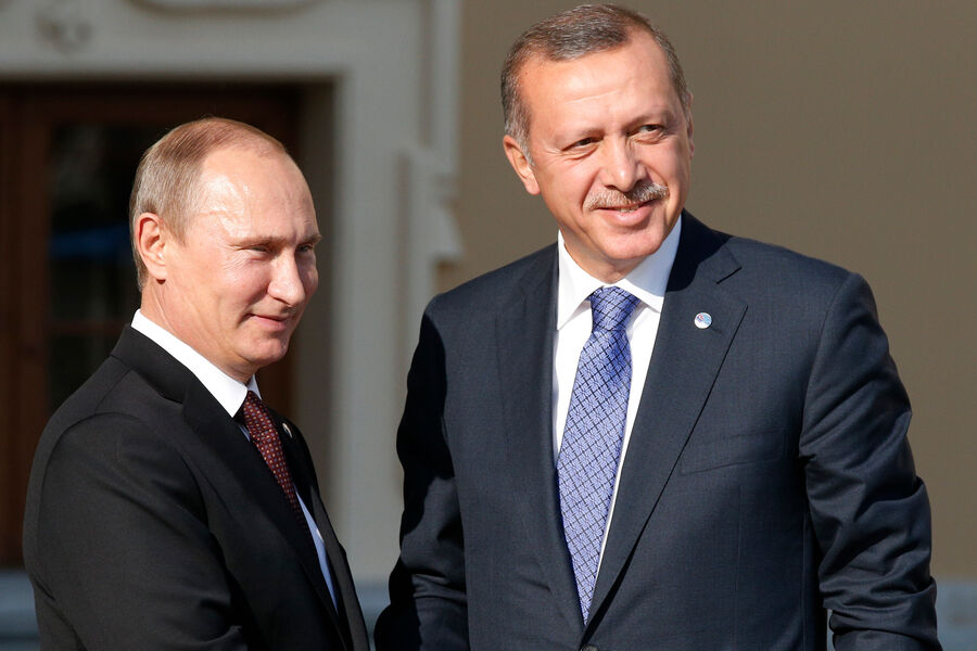 Владимир Путин и Тайип Эрдоган