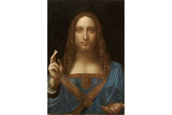 Леонардо да Винчи «Спаситель мира» (1499–1510)